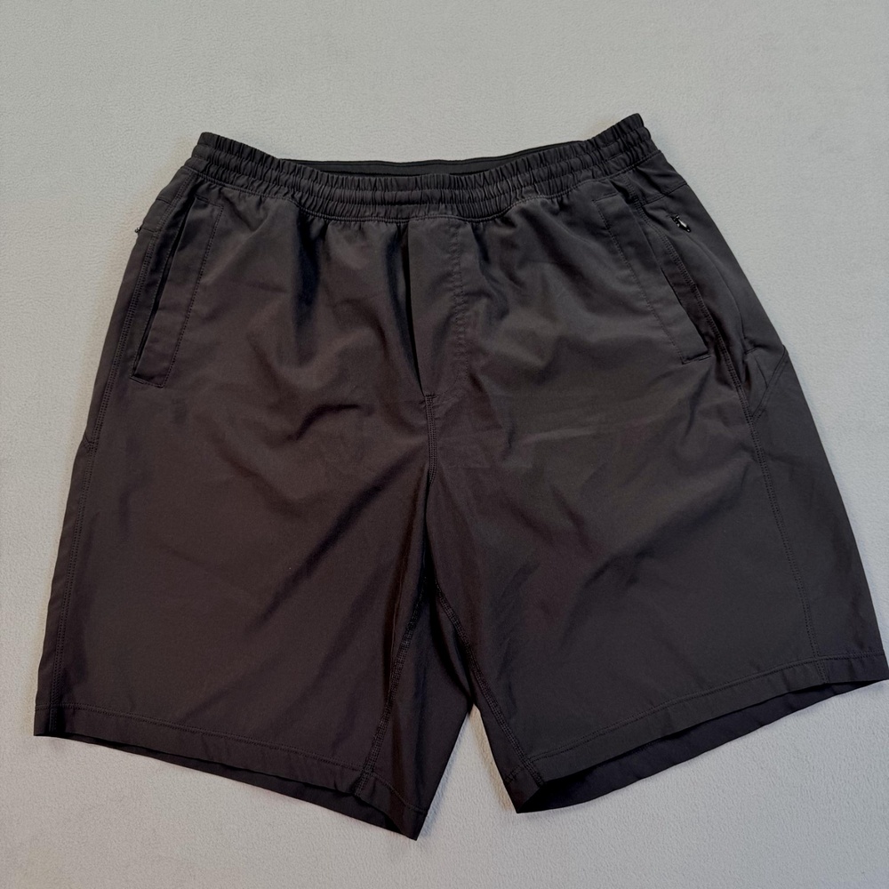 Birddogs Shorts Mens XL Black Lined 9 Inseam Athletic Gym Training Stretch